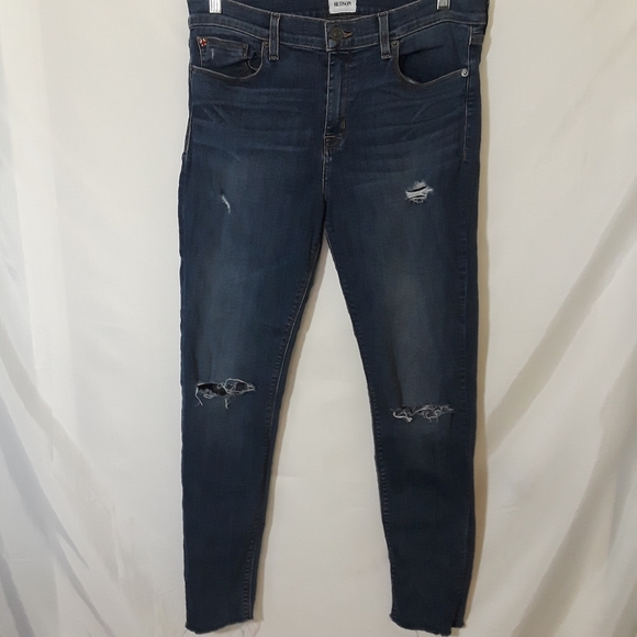 Hudson Jeans Denim - Hudson Sz 31 Krista Ankle Skinny Raw Hem Jeans